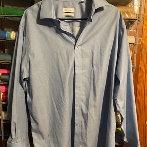Calvin Klein  blue button down shirt for men